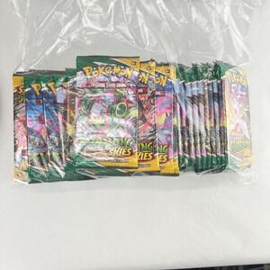 Pokémon TCG Evolving Skies Booster Pack Art Set Sealed (Lot Of 10)